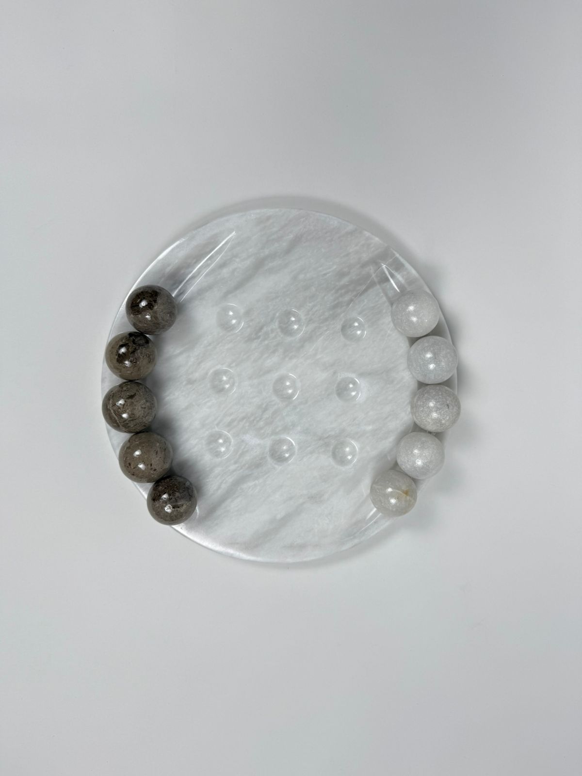 Tic Tac Toe 10" Inches White & Oceanic