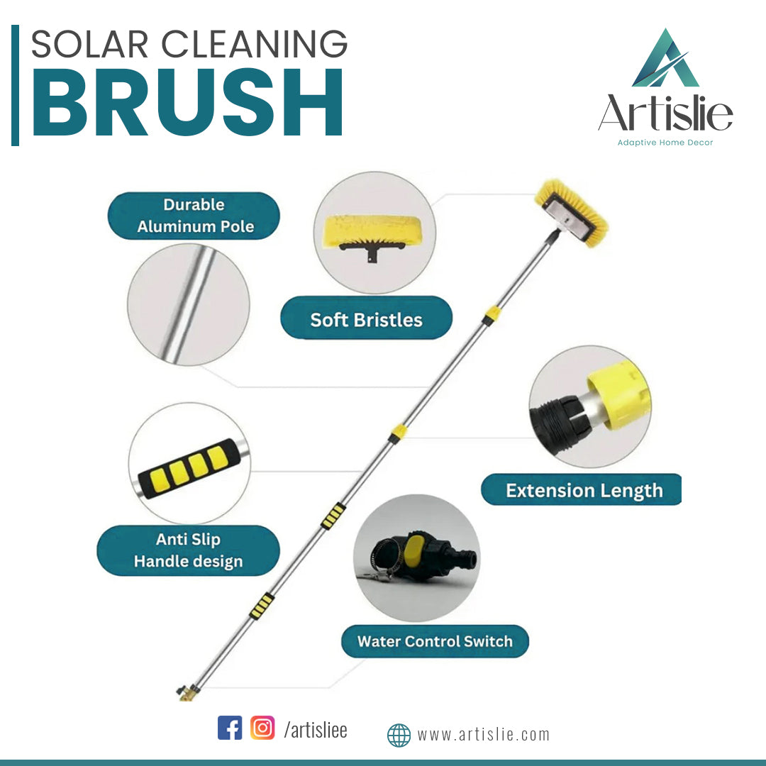 12,17 & 5  Feet Solar Cleaning Brush